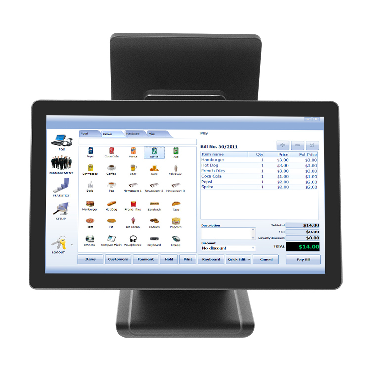 A1853L7 18.5/21.5 Inch Large Screen Dual Screen POS All in One,posodm.com,A1853L7 18.5/21.5 Inch Large Screen Dual Screen POS All in One