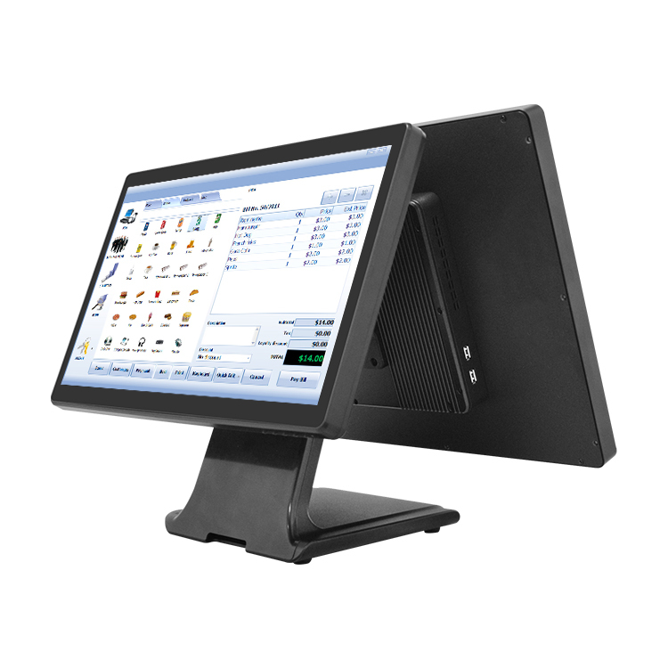 21.5 Inch Main 17.3 Inch Secondary Dual Screen All In One POS System,posodm.com,21.5 Inch Main 17.3 Inch Secondary Dual Screen All In One POS System