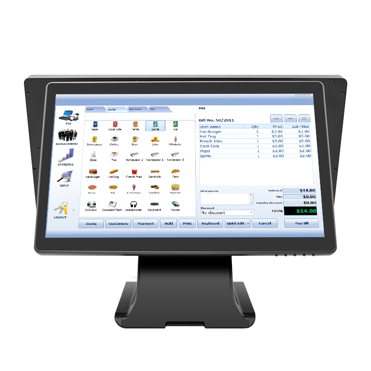 21.5 Inch Main 17.3 Inch Secondary Dual Screen All In One POS System,posodm.com,21.5 Inch Main 17.3 Inch Secondary Dual Screen All In One POS System