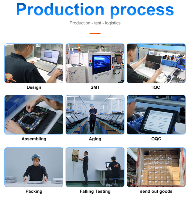 Taixunpos POS Terminal Production Process Assembly QC Packing