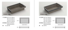 Beige-Gray Wardrobe Storage Rack