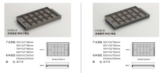 Beige-Gray Wardrobe Storage Rack