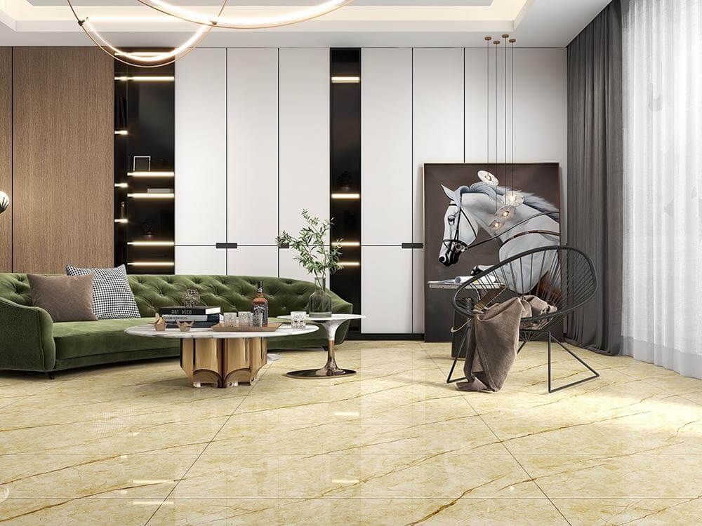Venetian Gold Full Polished Glazed Tile