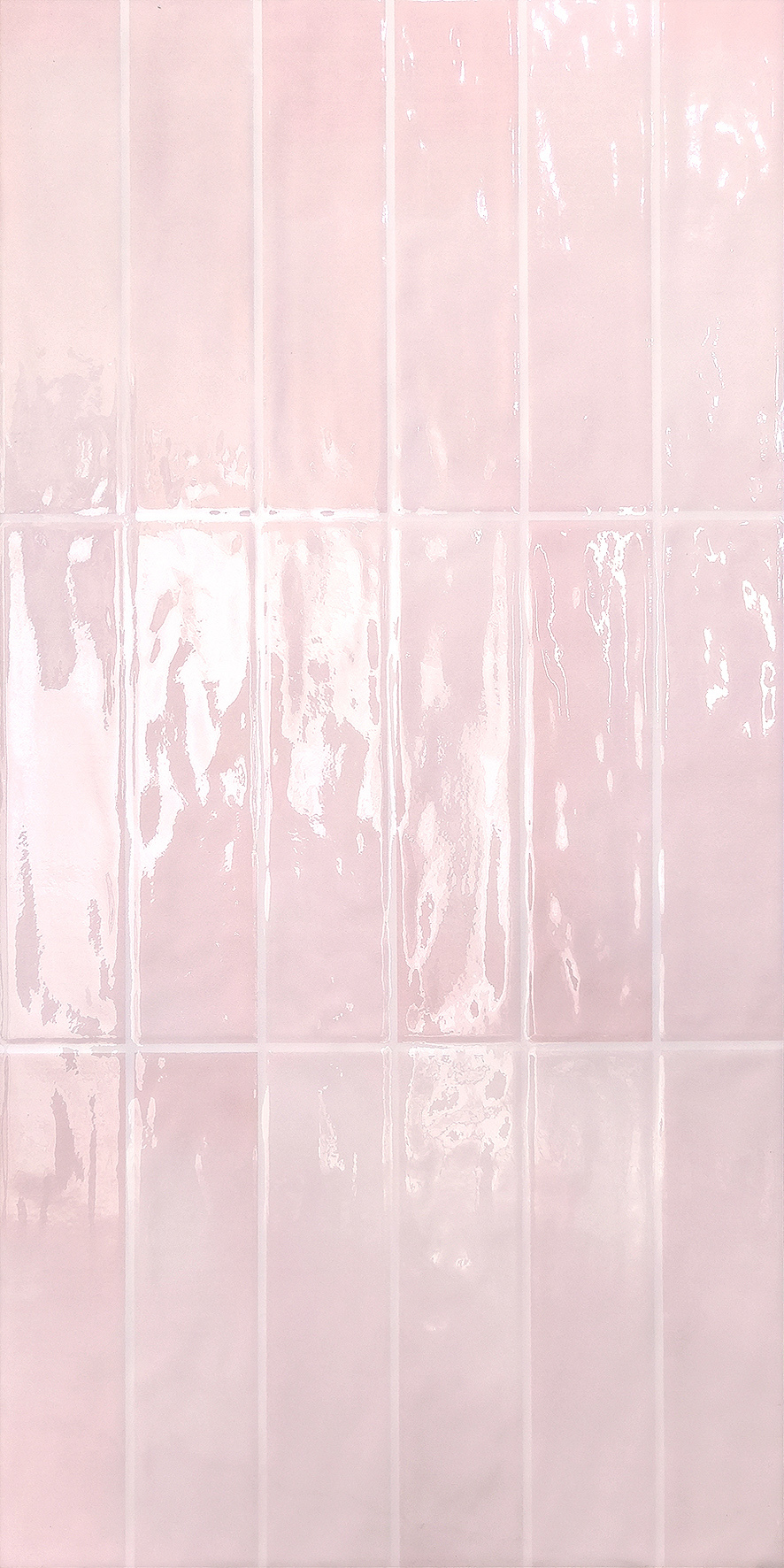 Glossy Pink Gradient Glazed Wall Tile