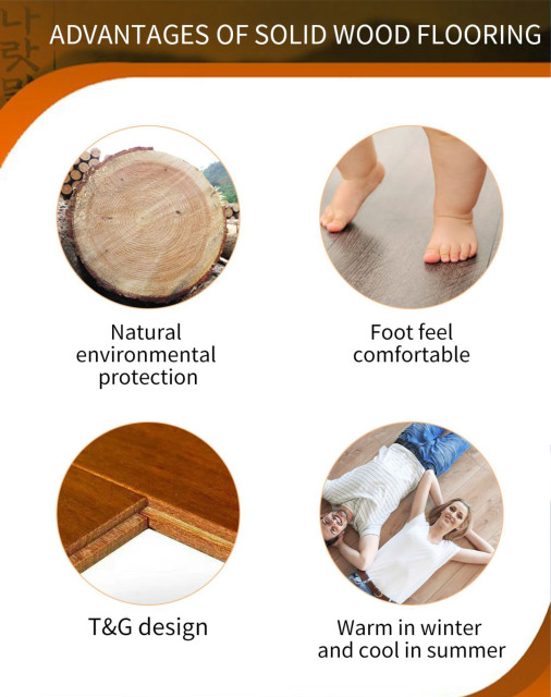 Rustic Elm Solid Wood Flooring