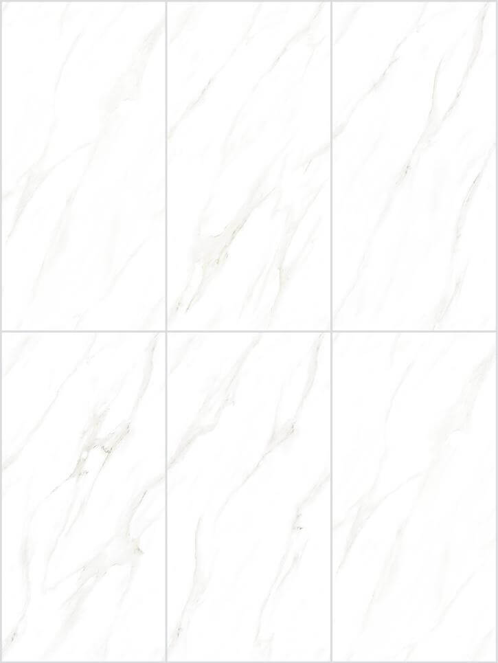 Mica Jazz White Full Polished Glazed Tile