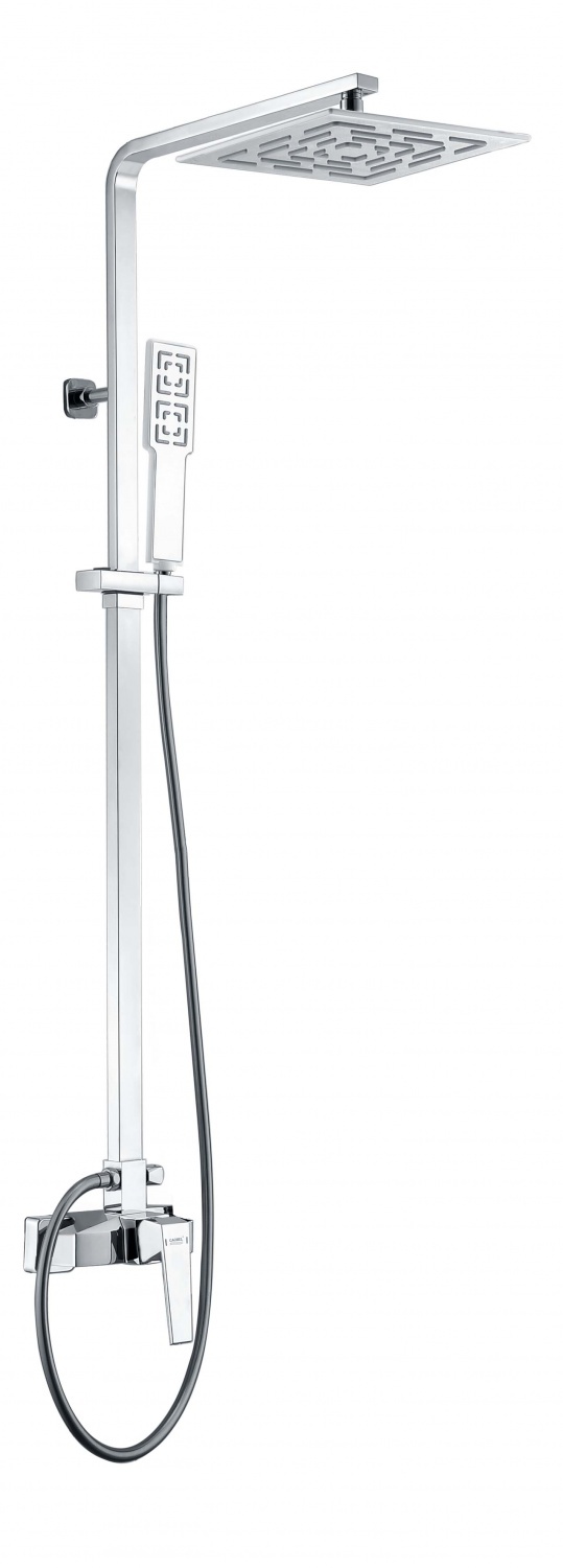 Wall-Mounted Chrome Shower Head