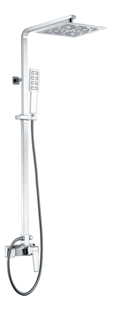 Wall-Mounted Chrome Shower Head