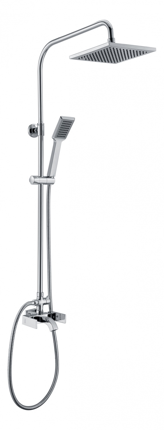 Wall-Mounted Chrome Shower Head