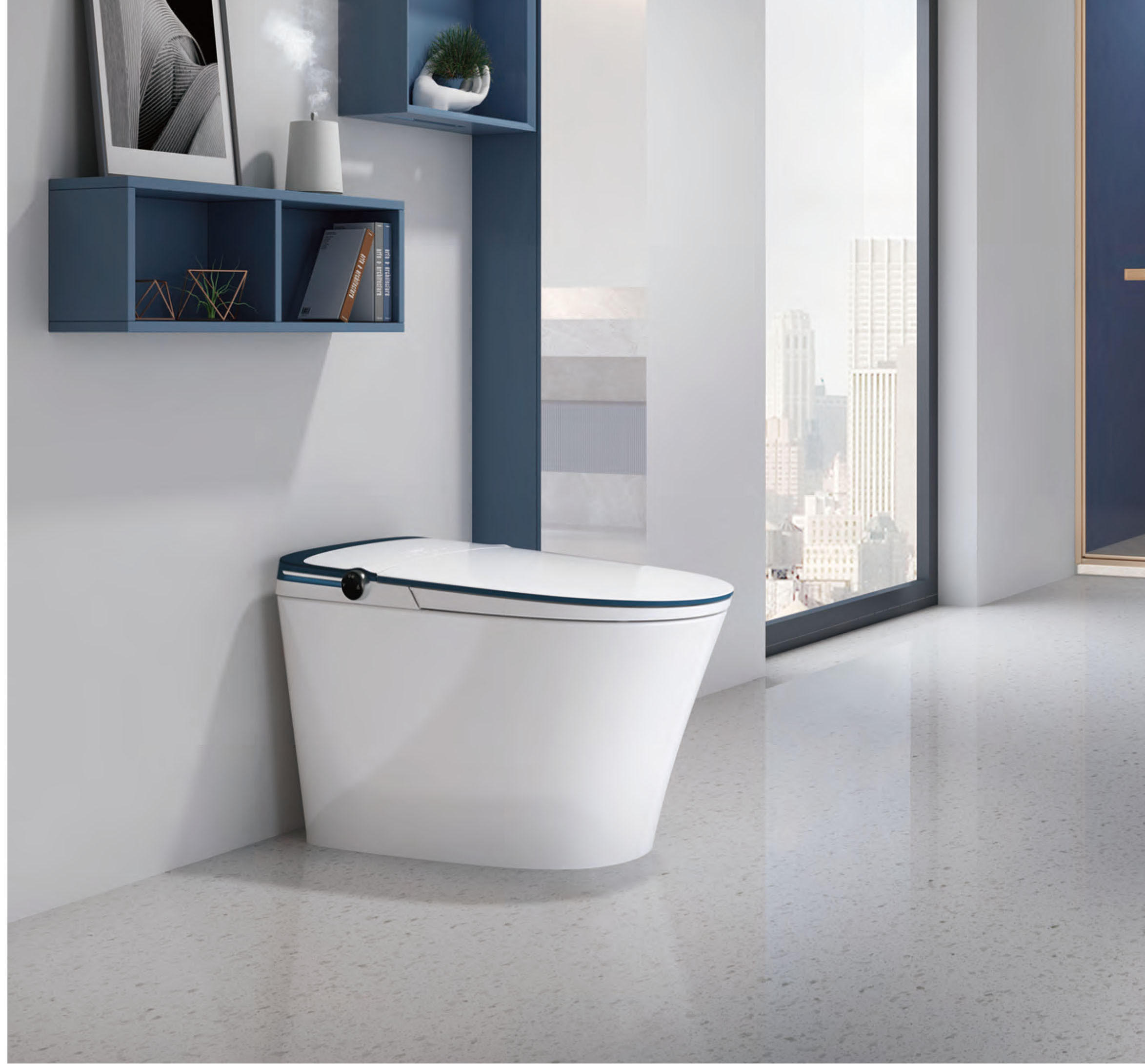 Pulsed Massage Intelligent Toilet