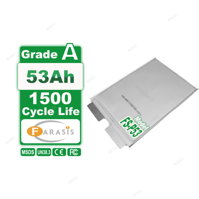 Farasis P53 53Ah NMC Pouch Cell | Low Internal Resistance Lithium Cell for Power Tools,NOGIPower ,Farasis P53 53Ah NMC Pouch Cell | Low Internal Resistance Lithium Cell for Power Tools