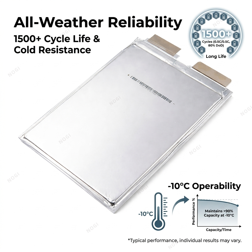 Farasis 58Ah NMC Pouch Cell | High Energy Density Lithium-ion Battery for EV & ESS,NOGIPower ,Farasis 58Ah NMC Pouch Cell | High Energy Density Lithium-ion Battery for EV & ESS