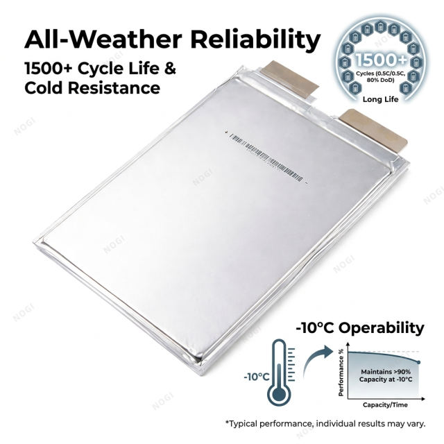 Farasis 58Ah NMC Pouch Cell | High Energy Density Lithium-ion Battery for EV & ESS,NOGIPower ,Farasis 58Ah NMC Pouch Cell | High Energy Density Lithium-ion Battery for EV & ESS