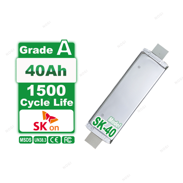 SK 40Ah NMC Pouch Cell 3.7V High Energy Density Li-ion Battery,NOGIPower ,SK 40Ah NMC Pouch Cell 3.7V High Energy Density Li-ion Battery