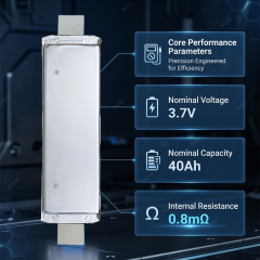 SK 40Ah NMC Pouch Cell 3.7V High Energy Density Li-ion Battery,NOGIPower ,SK 40Ah NMC Pouch Cell 3.7V High Energy Density Li-ion Battery