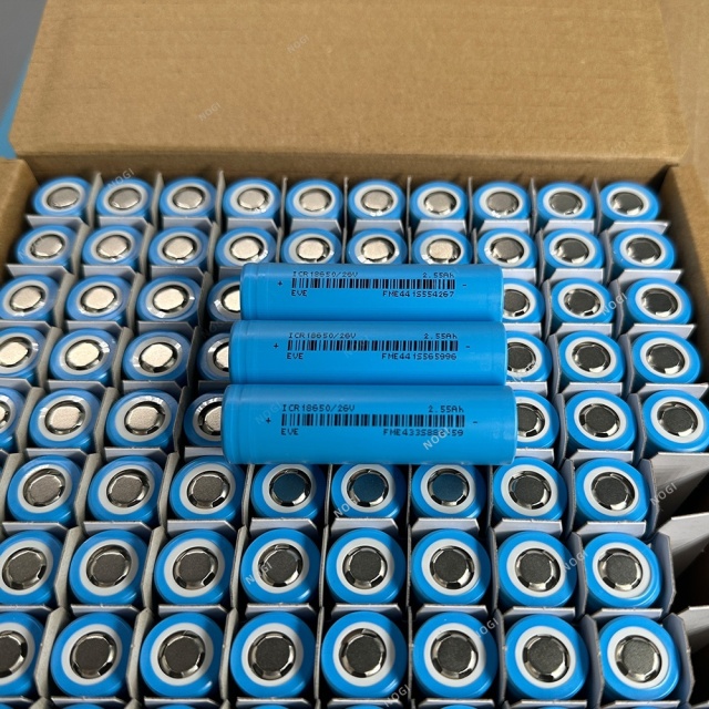 Grade A EVE ICR18650/26V 3.6V 2600mAh New Lithium Cell for Battery Pack Assembly,NOGIPower ,Grade A EVE ICR18650/26V 3.6V 2600mAh New Lithium Cell for Battery Pack Assembly