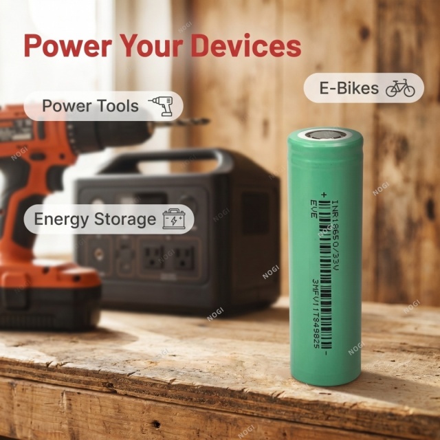 EVE INR18650/33V 3.6V 3200mAh 3C 10A High Power Low Internal Resistance Cell,NOGIPower ,EVE INR18650/33V 3.6V 3200mAh 3C 10A High Power Low Internal Resistance Cell