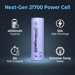 Original EVE INR21700/40P 21700 NCM Cell 3.6V 4000mAh Rechargeable Lithium Ion Battery for Portable Energy Storage Consumer Electronics,NOGIPower ,Original EVE INR21700/40P 21700 NCM Cell 3.6V 4000mAh Rechargeable Lithium Ion Battery for Portable Energy Storage Consumer Electronics