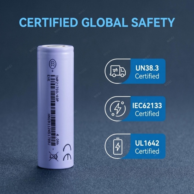 Original EVE INR21700/40P 21700 NCM Cell 3.6V 4000mAh Rechargeable Lithium Ion Battery for Portable Energy Storage Consumer Electronics,NOGIPower ,Original EVE INR21700/40P 21700 NCM Cell 3.6V 4000mAh Rechargeable Lithium Ion Battery for Portable Energy Storage Consumer Electronics
