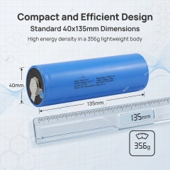 EVE C40 20Ah LiFePO4 Cell – 2000+ Cycles & Ultra Safety for ESS & Long‑Term Power,NOGIPower ,EVE C40 20Ah LiFePO4 Cell – 2000+ Cycles & Ultra Safety for ESS & Long‑Term Power