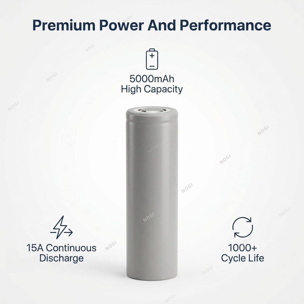 EVE INR21700/50E- High Energy Density 3.7V 5000mAh 21700 Cell for E-Mobility & Portable Storage,NOGIPower ,EVE INR21700/50E- High Energy Density 3.7V 5000mAh 21700 Cell for E-Mobility & Portable Storage