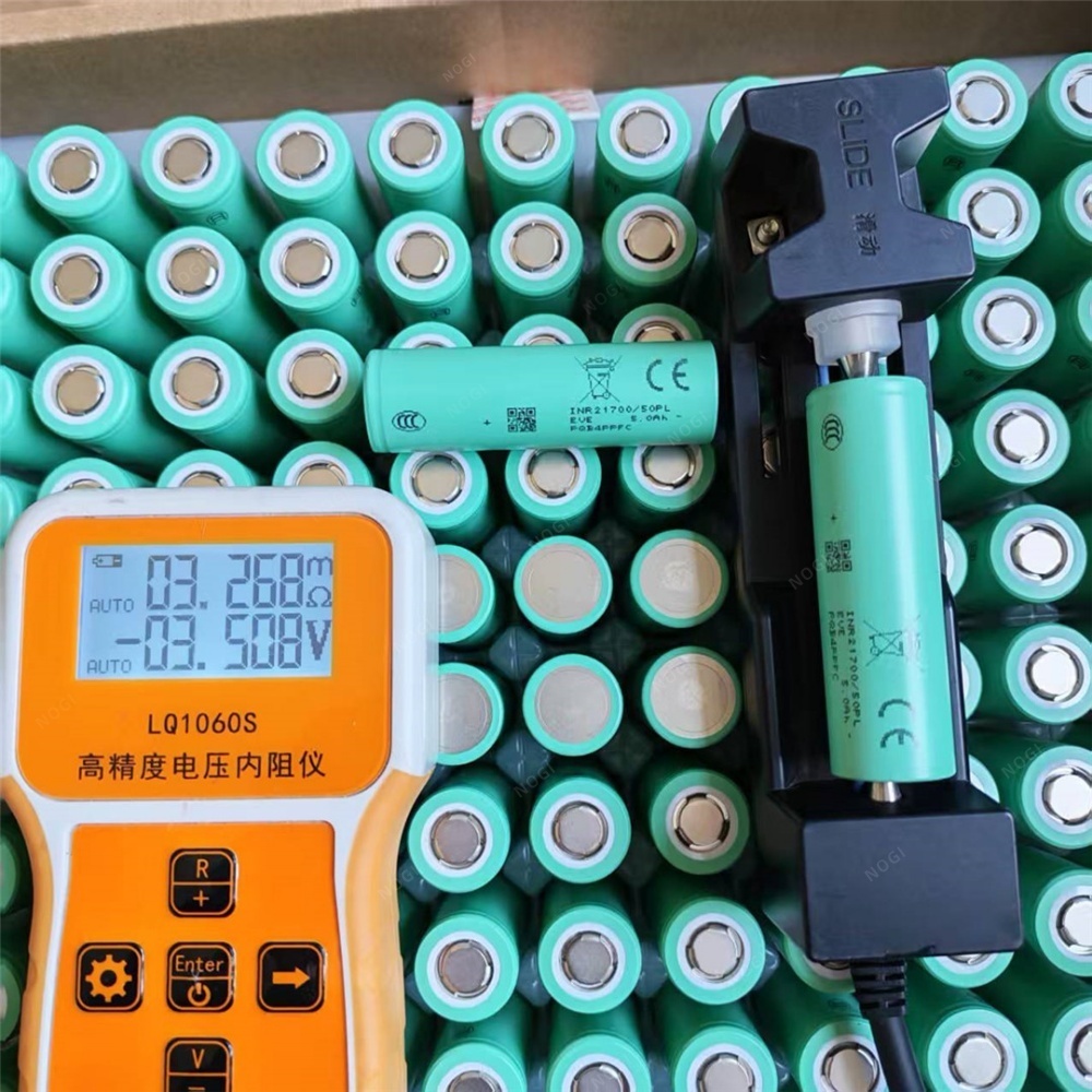 EVE INR21700‑50PL tabless 21700 Cell with 25C Continuous Discharge 3.7V 5000mAh for High‑Power Applications,NOGIPower ,EVE INR21700‑50PL tabless 21700 Cell with 25C Continuous Discharge 3.7V 5000mAh for High‑Power Applications