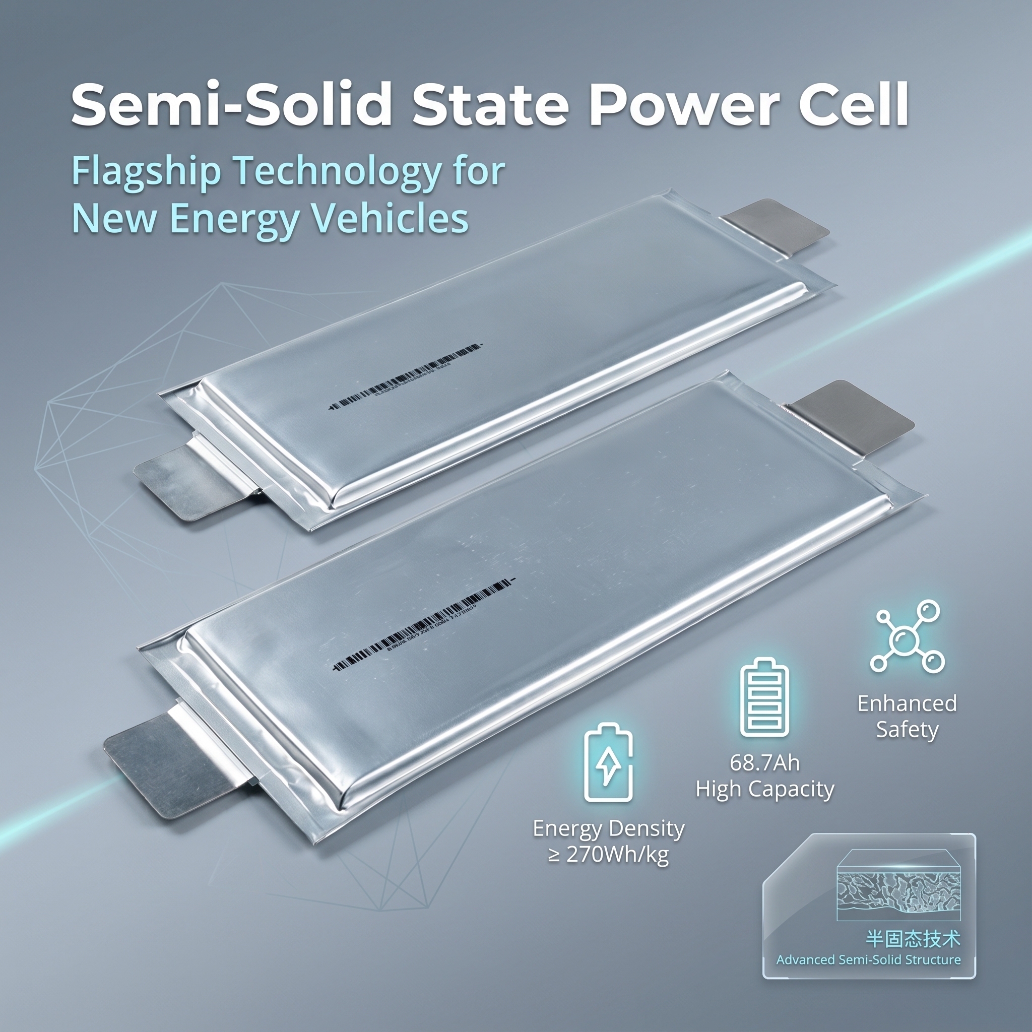Farasis P70A 70Ah Semi‑Solid Pouch Cell, Ultra‑Safety and Long Cycle Life for High‑End Electric Vehicles and Energy Storage Systems,NOGIPower ,Farasis P70A 70Ah Semi‑Solid Pouch Cell, Ultra‑Safety and Long Cycle Life for High‑End Electric Vehicles and Energy Storage Systems