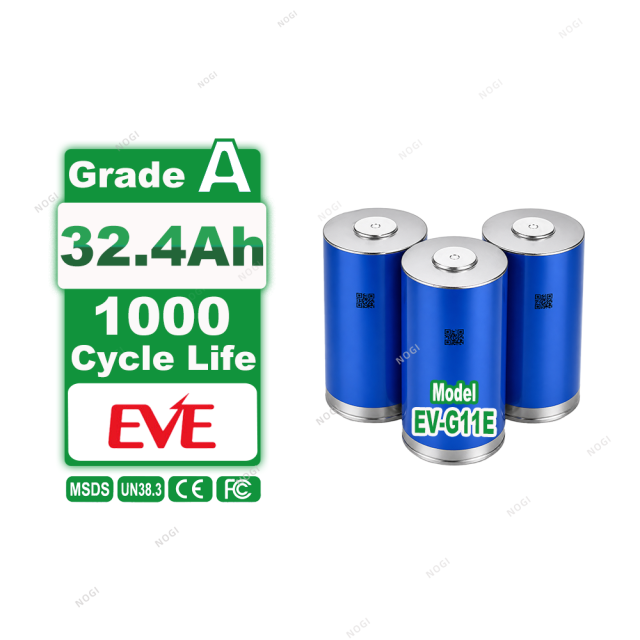 EVE 46950 G11E‑V1 3.7V 32.4Ah High Capacity Cylindrical Lithium Ion Battery Cell A Grade,NOGIPower ,EVE 46950 G11E‑V1 3.7V 32.4Ah High Capacity Cylindrical Lithium Ion Battery Cell A Grade