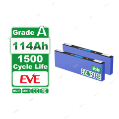 EVE INP114E 3.7V 114Ah NMC Battery Cell | 245Wh/kg High Energy Density Prismatic Lithium Ion Battery,NOGIPower ,EVE INP114E 3.7V 114Ah NMC Battery Cell | 245Wh/kg High Energy Density Prismatic Lithium Ion Battery