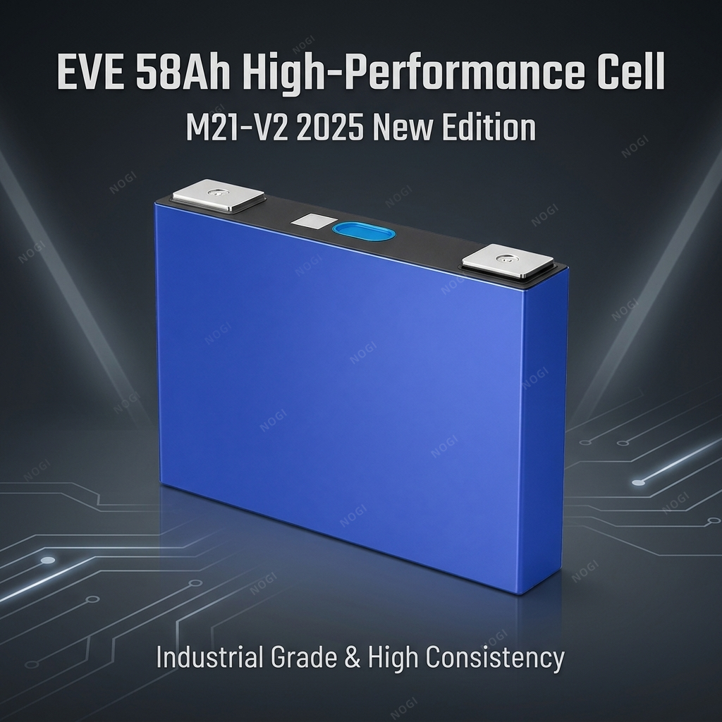 EVE M21-V2 3.7V 58Ah NMC Battery Cell | 3000 Cycles High Energy Density Prismatic Lithium Ion Battery,NOGIPower ,EVE M21-V2 3.7V 58Ah NMC Battery Cell | 3000 Cycles High Energy Density Prismatic Lithium Ion Battery