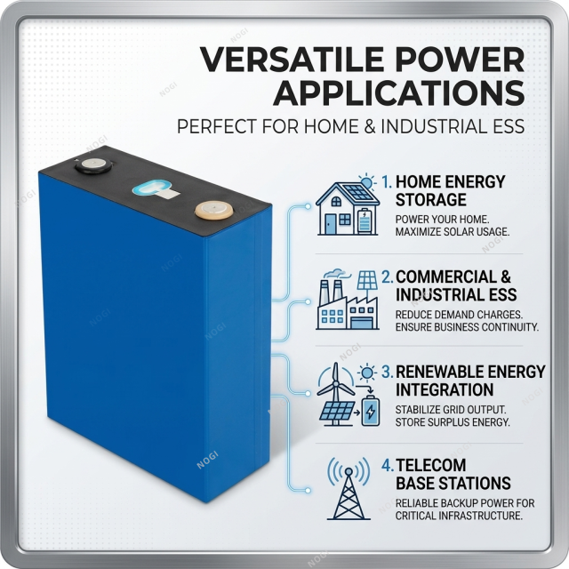 Wholesale CATL 3.2V 280Ah LiFePO4 Cell-Grade A  LFP Battery Pack Assembly,NOGIPower ,Wholesale CATL 3.2V 280Ah LiFePO4 Cell-Grade A  LFP Battery Pack Assembly