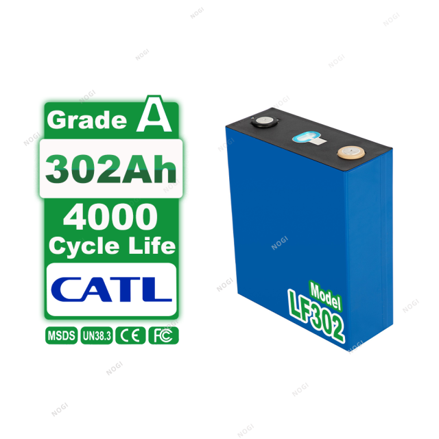 CATL 3.2V 302Ah LiFePO4 Battery Cell Grade A Prismatic Lithium Iron Phosphate Cell,NOGIPower ,3.2V 228Ah CATL Lithium Iron Phosphate Battery LFP cell for Solar ESS, RV, EV and Off-Grid Energy Storage