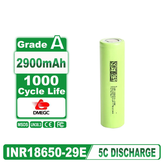 DMEGC INR18650-29E 18650 Cell 2900mAh 3.7V 3C Discharge Rechargeable Lithium-ion Battery for Power Tools E-bikes,NOGIPower ,DMEGC INR18650-29E 18650 Cell 2900mAh 3.7V 3C Discharge Rechargeable Lithium-ion Battery for Power Tools E-bikes