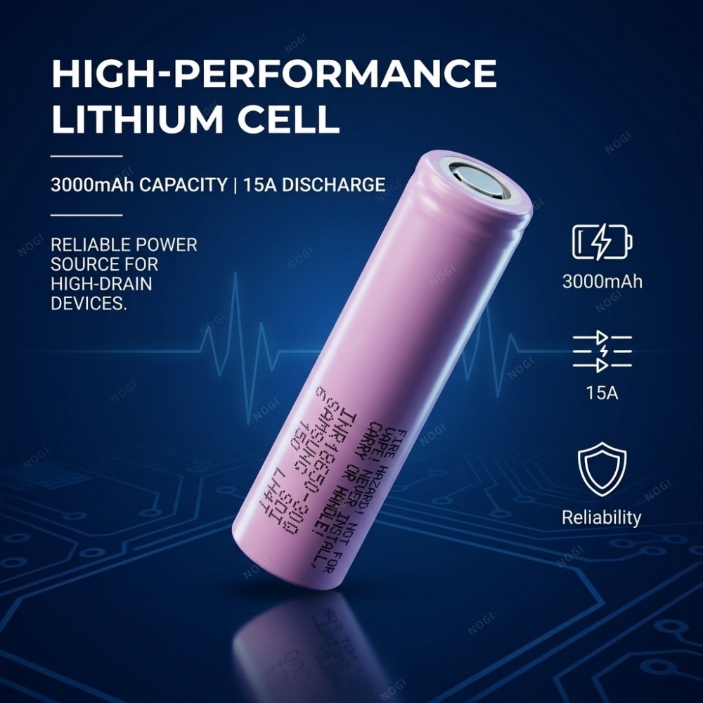 Samsung INR18650-30Q 18650 Cell 3.7V 3000mAh nmc cell for E-bike Power Tools Wide Temperature,NOGIPower ,Samsung INR18650-30Q 18650 Cell 3.7V 3000mAh nmc cell for E-bike Power Tools Wide Temperature
