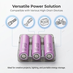 3500mAh High Capacity 18650 Battery | Samsung INR18650-35E for Long Runtime,NOGIPower ,3500mAh High Capacity 18650 Battery | Samsung INR18650-35E for Long Runtime