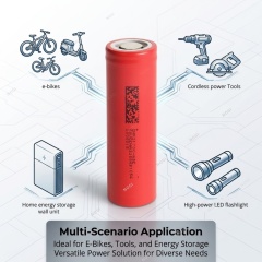 Original DMEGC INR21700-45E 21700 Lithium-ion Cell 4500mAh 3.7V 3C High Rate 1000 Cycles Safe Rechargeable Battery for E-vehicles Industrial Equipment,NOGIPower ,Original DMEGC INR21700-45E 21700 Lithium-ion Cell 4500mAh 3.7V 3C High Rate 1000 Cycles Safe Rechargeable Battery for E-vehicles Industrial Equipment