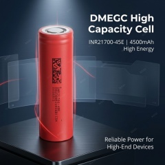 Original DMEGC INR21700-45E 21700 Lithium-ion Cell 4500mAh 3.7V 3C High Rate 1000 Cycles Safe Rechargeable Battery for E-vehicles Industrial Equipment,NOGIPower ,Original DMEGC INR21700-45E 21700 Lithium-ion Cell 4500mAh 3.7V 3C High Rate 1000 Cycles Safe Rechargeable Battery for E-vehicles Industrial Equipment