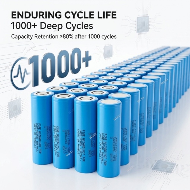 Long Cycle Life 21700 Rechargeable Battery | Samsung INR21700-50E 3.7V 5000mah 21700 cell for Daily Use,NOGIPower ,Long Cycle Life 21700 Rechargeable Battery | Samsung INR21700-50E 3.7V 5000mah 21700 cell for Daily Use