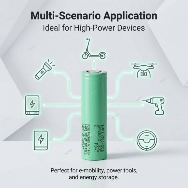 Samsung INR21700-50S Li-ion Cel: The Ultimate Power Solution for High-Performance Drones,NOGIPower ,Samsung INR21700-50S Li-ion Cel: The Ultimate Power Solution for High-Performance Drones