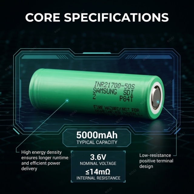 Samsung INR21700-50S Li-ion Cel: The Ultimate Power Solution for High-Performance Drones,NOGIPower ,Samsung INR21700-50S Li-ion Cel: The Ultimate Power Solution for High-Performance Drones
