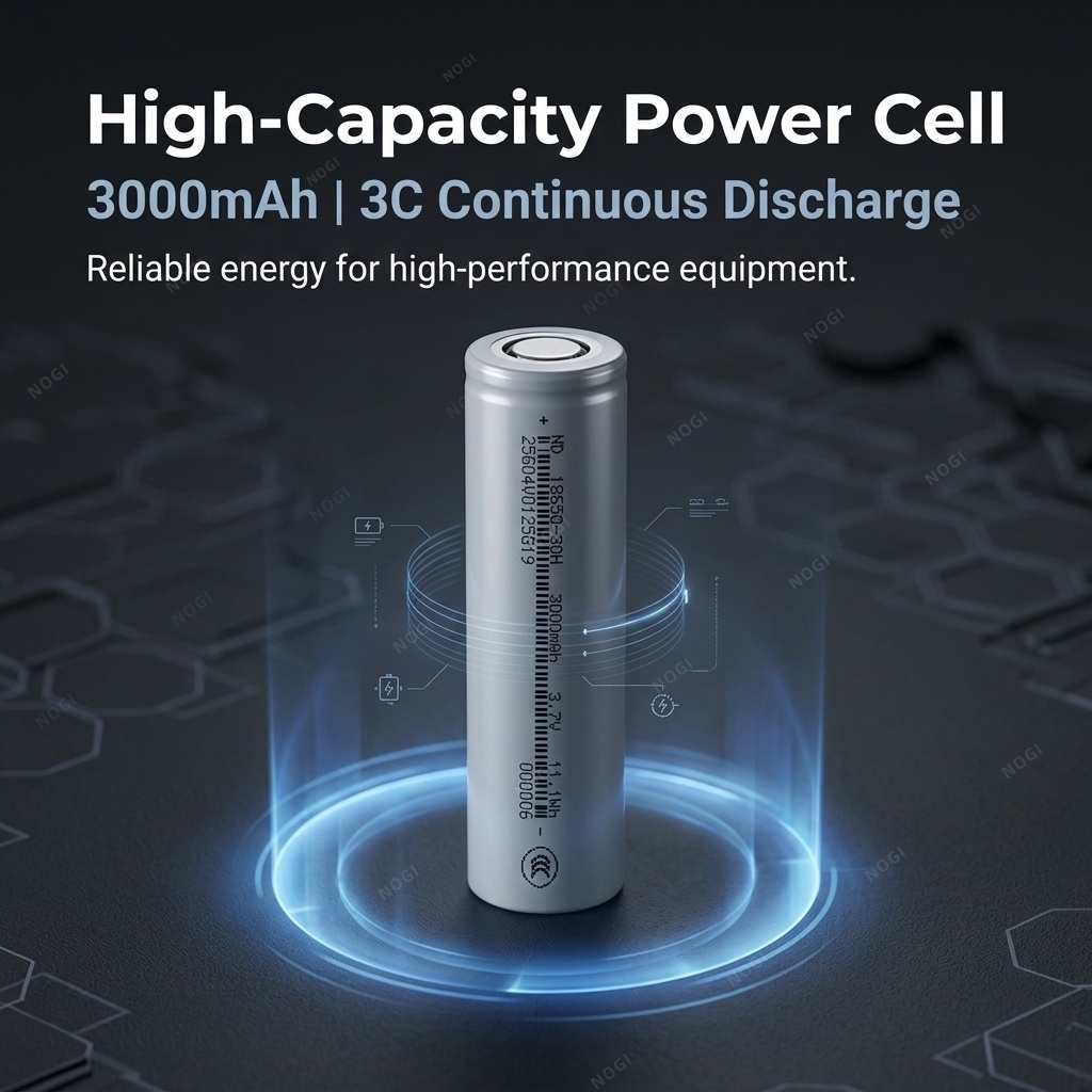 Affordable Price ND18650-30H 3000mAh 3.7V Cylindrical Li-ion Battery 3C Continuous Discharge High Power Cell,NOGIPower ,Affordable Price ND18650-30H 3000mAh 3.7V Cylindrical Li-ion Battery 3C Continuous Discharge High Power Cell