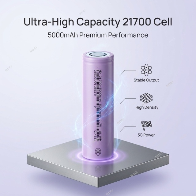 Wholesale Price ND21700-5000mAh 3.7V 5000mAh Li-ion Battery for Consumer Electronics & LED Lighting,NOGIPower ,Wholesale Price ND21700-5000mAh 3.7V 5000mAh Li-ion Battery for Consumer Electronics & LED Lighting