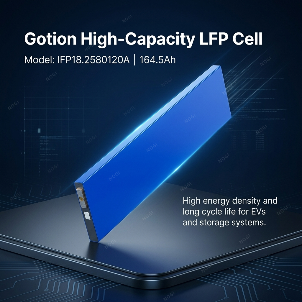 Gotion 164.5Ah 3.2V LiFePO4 Ultra-Thin Blade Cell High Energy Density Long Life for EV,NOGIPower ,Gotion 164.5Ah 3.2V LiFePO4 Ultra-Thin Blade Cell High Energy Density Long Life for EV