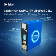 Gotion 72Ah 3.2V LiFePO4 Battery IFP40148109 -3C Fast Charge Power Cell High Safety Stable Performance,NOGIPower ,Gotion 72Ah 3.2V LiFePO4 Battery IFP40148109 -3C Fast Charge Power Cell High Safety Stable Performance