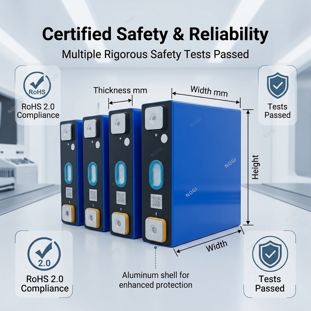 Gotion 72Ah 3.2V LiFePO4 Battery IFP40148109 -3C Fast Charge Power Cell High Safety Stable Performance,NOGIPower ,Gotion 72Ah 3.2V LiFePO4 Battery IFP40148109 -3C Fast Charge Power Cell High Safety Stable Performance