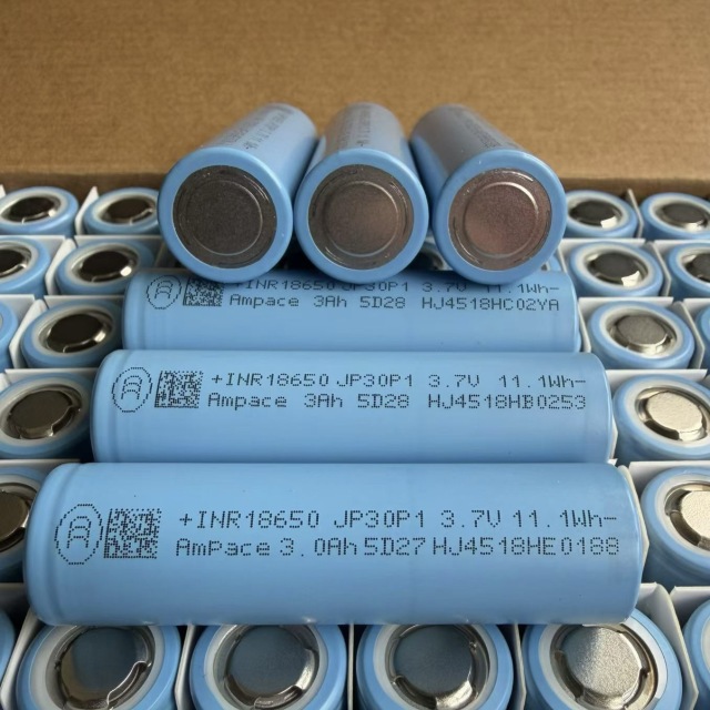 Ampace INR18650-JP30P1 3000mAh 3.7V Full Tab High Rate Li-ion Battery Cell,NOGIPower ,Ampace INR18650-JP30P1 3000mAh 3.7V Full Tab High Rate Li-ion Battery Cell
