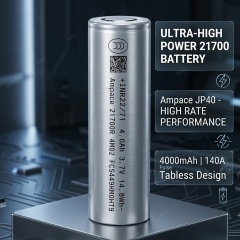 Full Tab Design High Rate Ampace INR21700A 3.7V 4000mAh Rechargeable Cell,NOGIPower ,Full Tab Design High Rate Ampace INR21700A 3.7V 4000mAh Rechargeable Cell