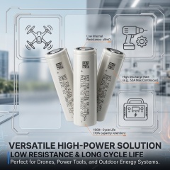 Original Molicel INR21700‑P50B 21700 Battery 5000mAh 60A High Power Li‑ion Cell -Ideal for Heavy‑Duty High‑Drain Systems,NOGIPower ,Original Molicel INR21700‑P50B 21700 Battery 5000mAh 60A High Power Li‑ion Cell -Ideal for Heavy‑Duty High‑Drain Systems
