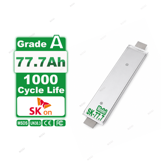 Original SK ON E777 77.7Ah Automotive Pouch Battery – 3.65V NMC High Power Cell for Electric Vehicle, ESS & Industrial Use,NOGIPower ,Original SK ON E777 77.7Ah Automotive Pouch Battery – 3.65V NMC High Power Cell for Electric Vehicle, ESS & Industrial Use