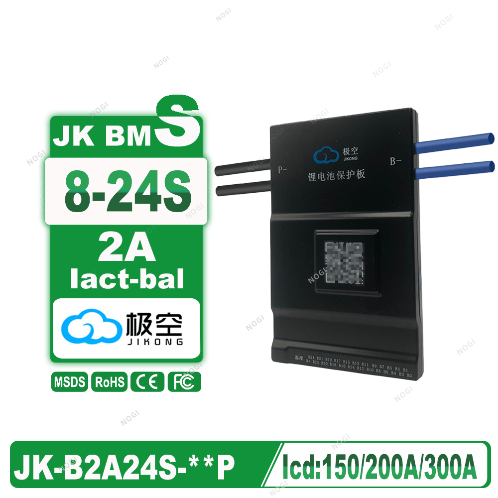 JK-B2A24S Series 2A Active Equalization BMS Protection Board for Lithium Battery EV and Energy Storage System,NOGIPower ,JK-B2A24S Series 2A Active Equalization BMS Protection Board for Lithium Battery EV and Energy Storage System
